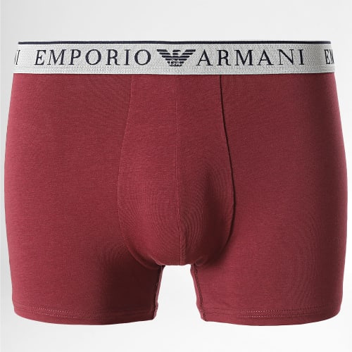 Lot De 2 Boxers 111769 Bleu Marine Bordeaux