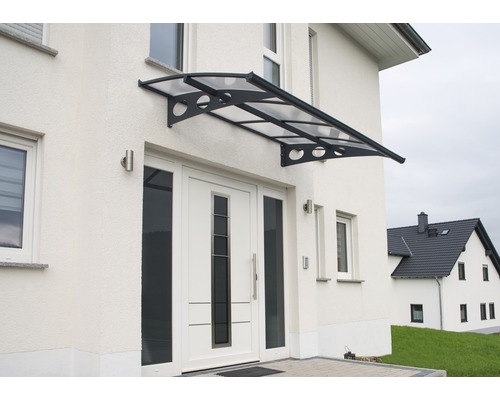 ARON Baldino luifel 223,5x139 cm antraciet polycarbonaat