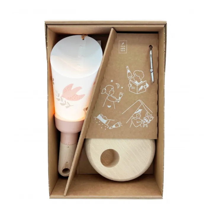 Maison Polochon Lampe nomade enfant Paloma | Rose poudré