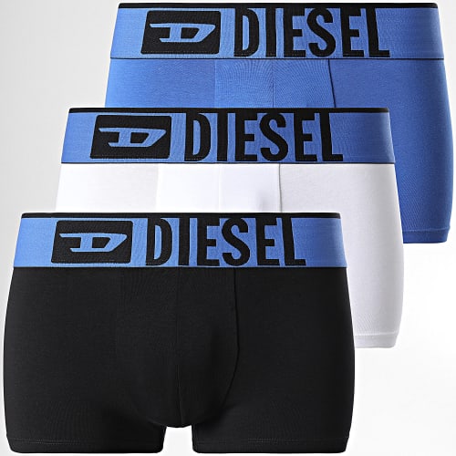 Lot De 3 Boxers Damien A13267 Blanc Bleu Roi Noir