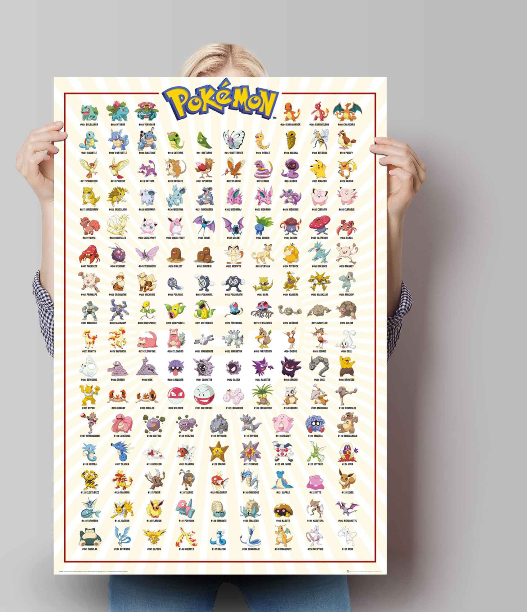 Reinders! Poster »Pokemon« 1 Stk. tlg.