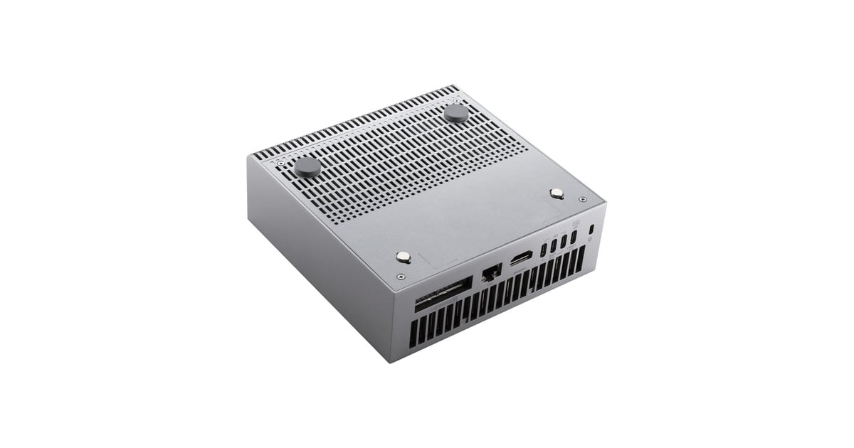 ASUSAscent GX10 ARM v9.2-A 128/4 mini-pc  (Donkergrijs | NVIDIA GB10 Grace Blackwell | DGX Spark | NVLink-C2C | 128 GB | 4 TB SSD)