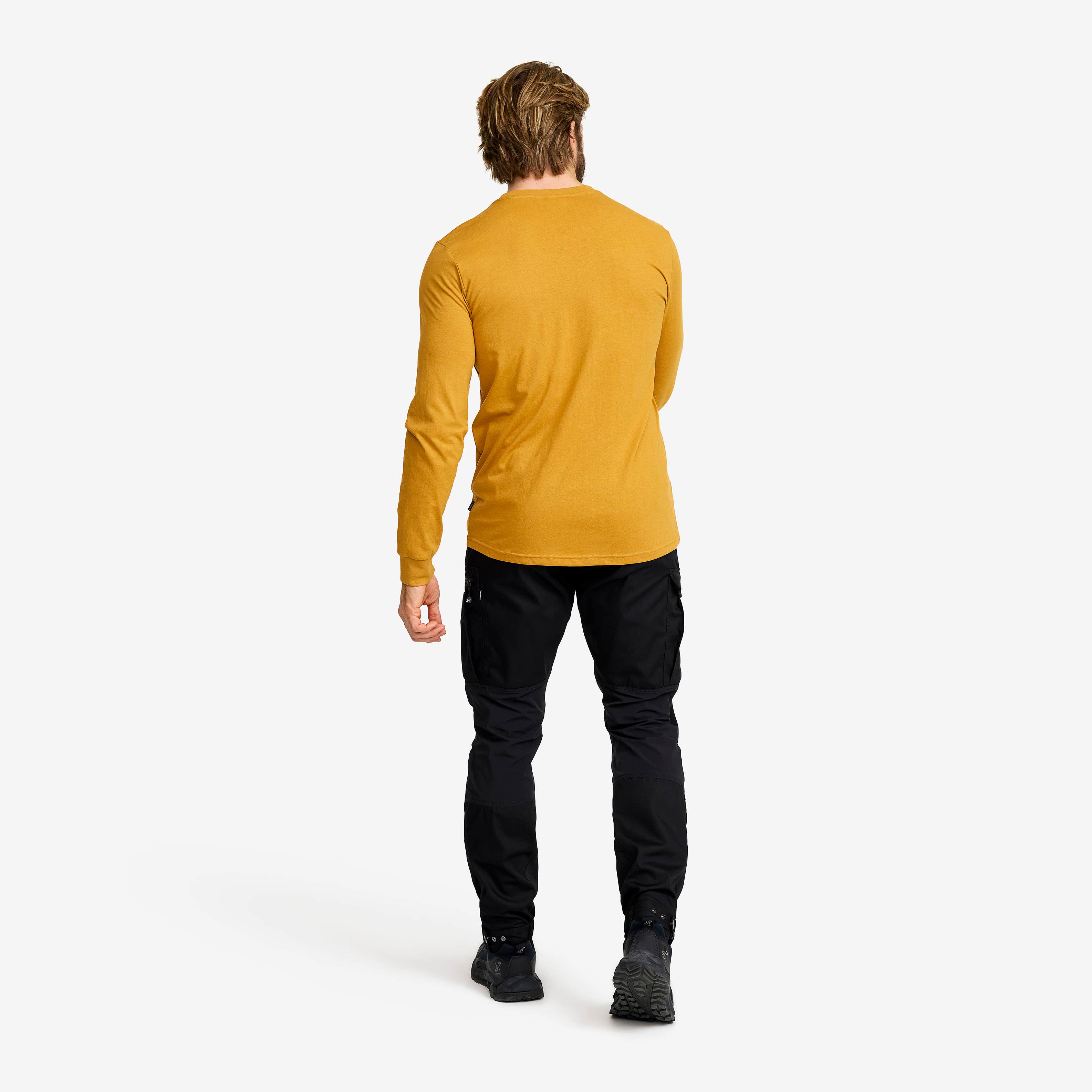 Easy Long-sleeved T-shirt Herre Harvest Gold
