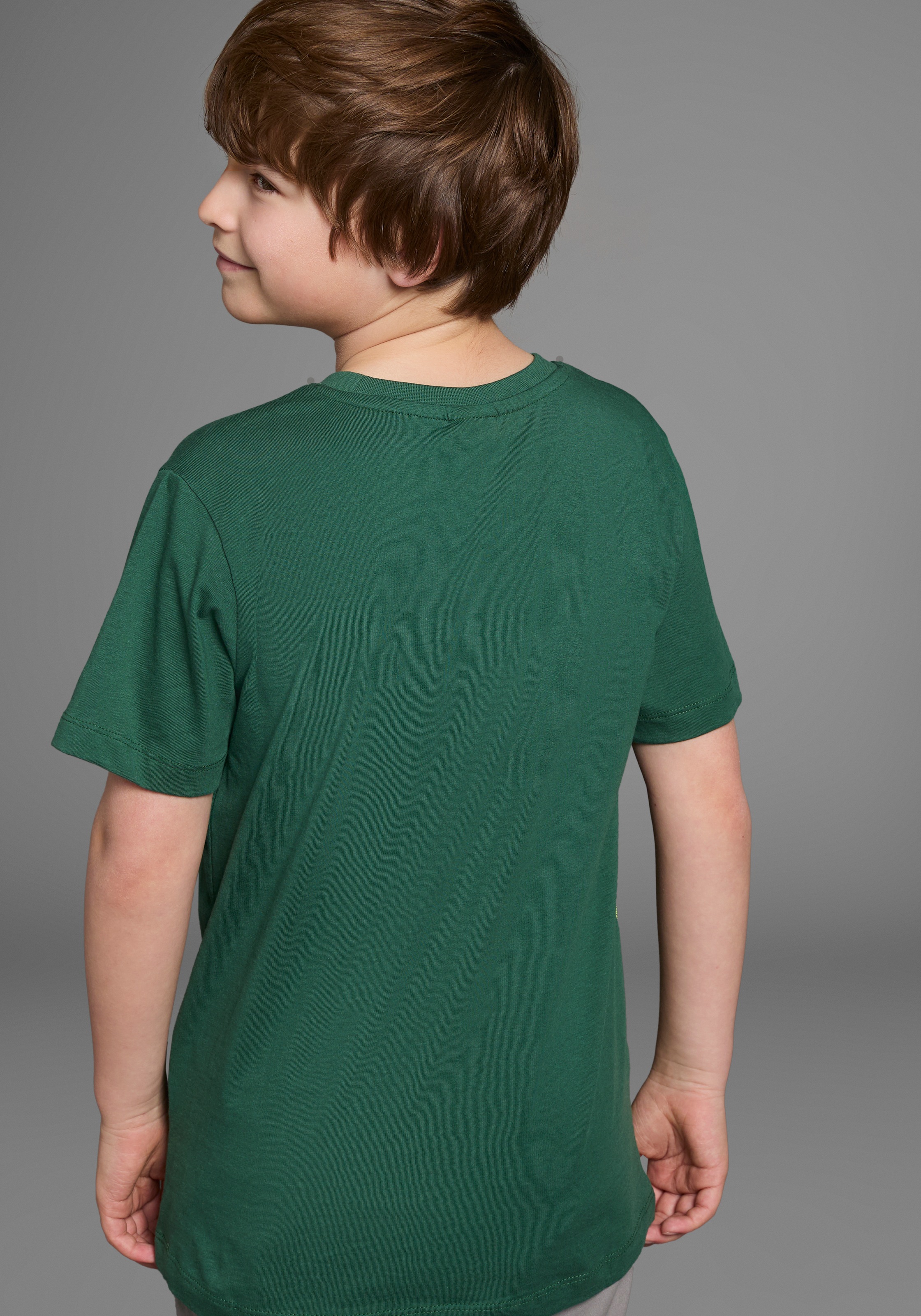 KIDSWORLD T-Shirt »GECKO«, Kurzarm,  Basic-Passform,  bedruckt,  Rundhalsausschnitt