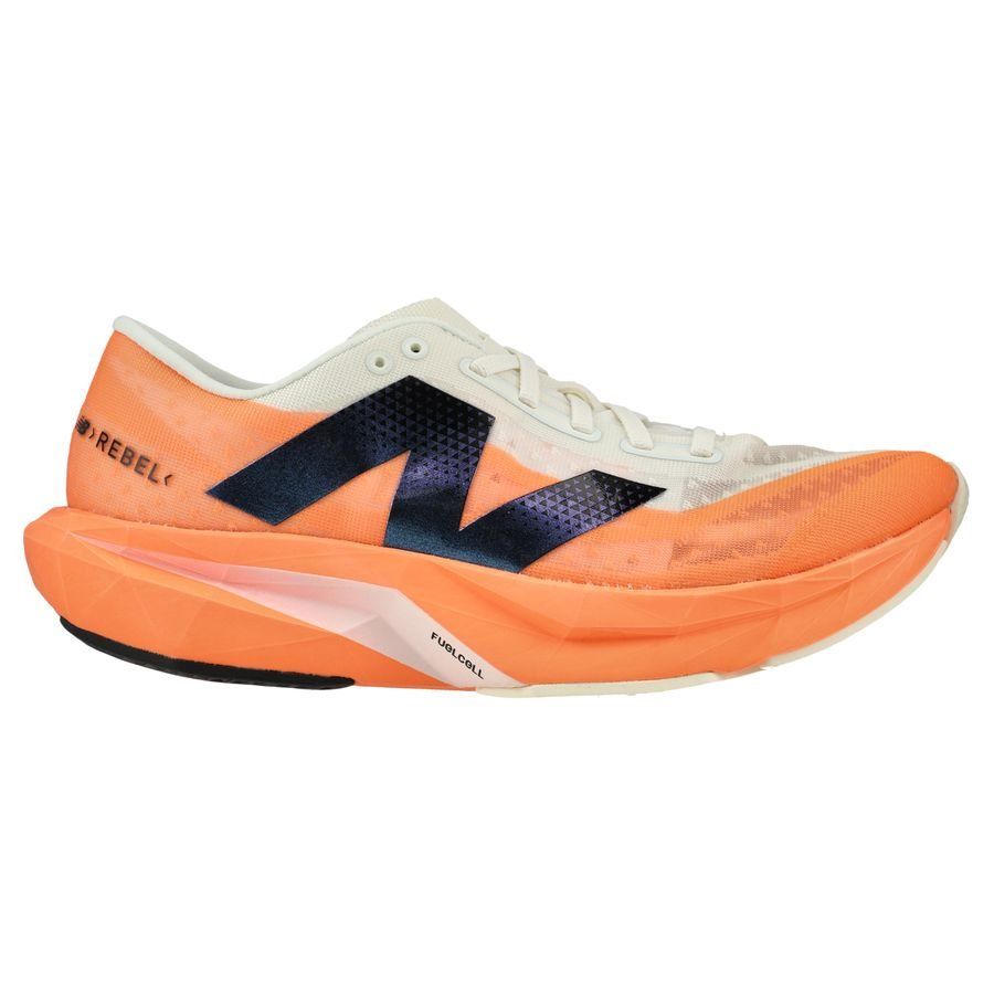 New Balance Chaussures de Running FuelCell Rebel V4 - Hot Mango/Blanc