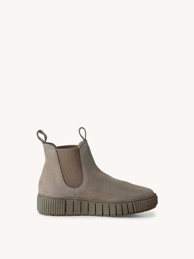 Leren Chelseaboot - beige