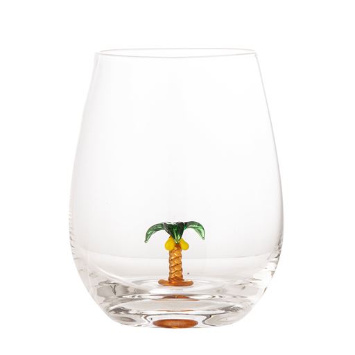 Bloomingville Misa Drikkeglas, Palme, 56 cl