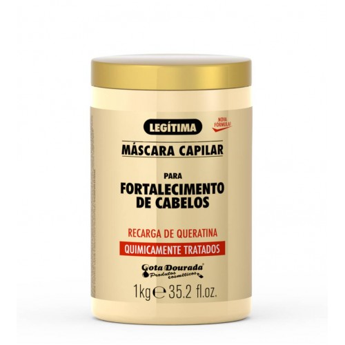 Gota Dourada Fortalecimento Recarga de Queratina Máscara 1kg