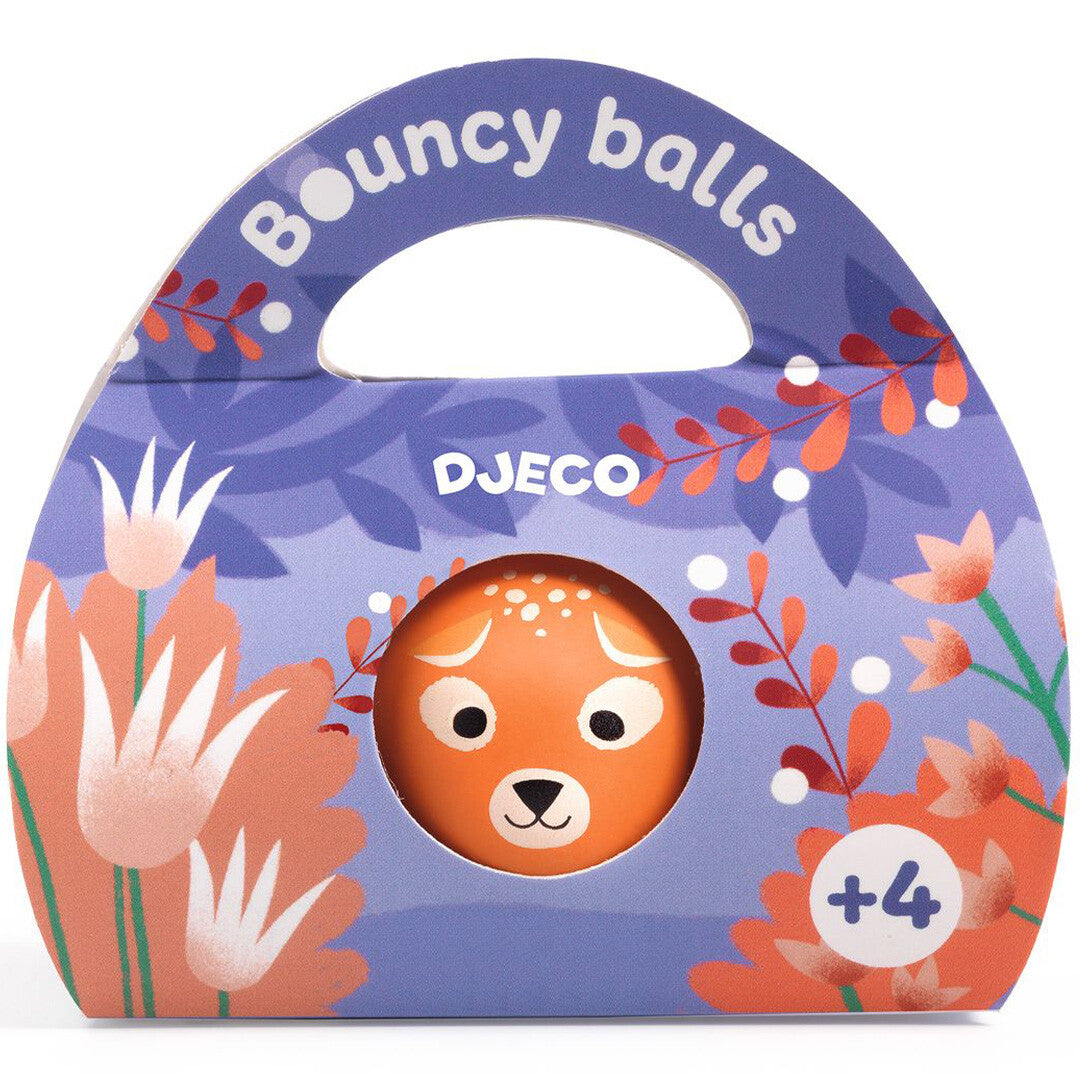Djeco stuiterbal wilde dieren - assorti