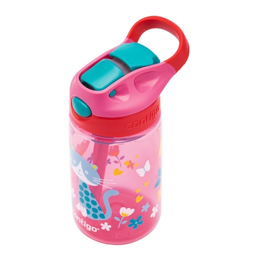 Garrafa Gizmo Flip Cereja com Gato para Crianças