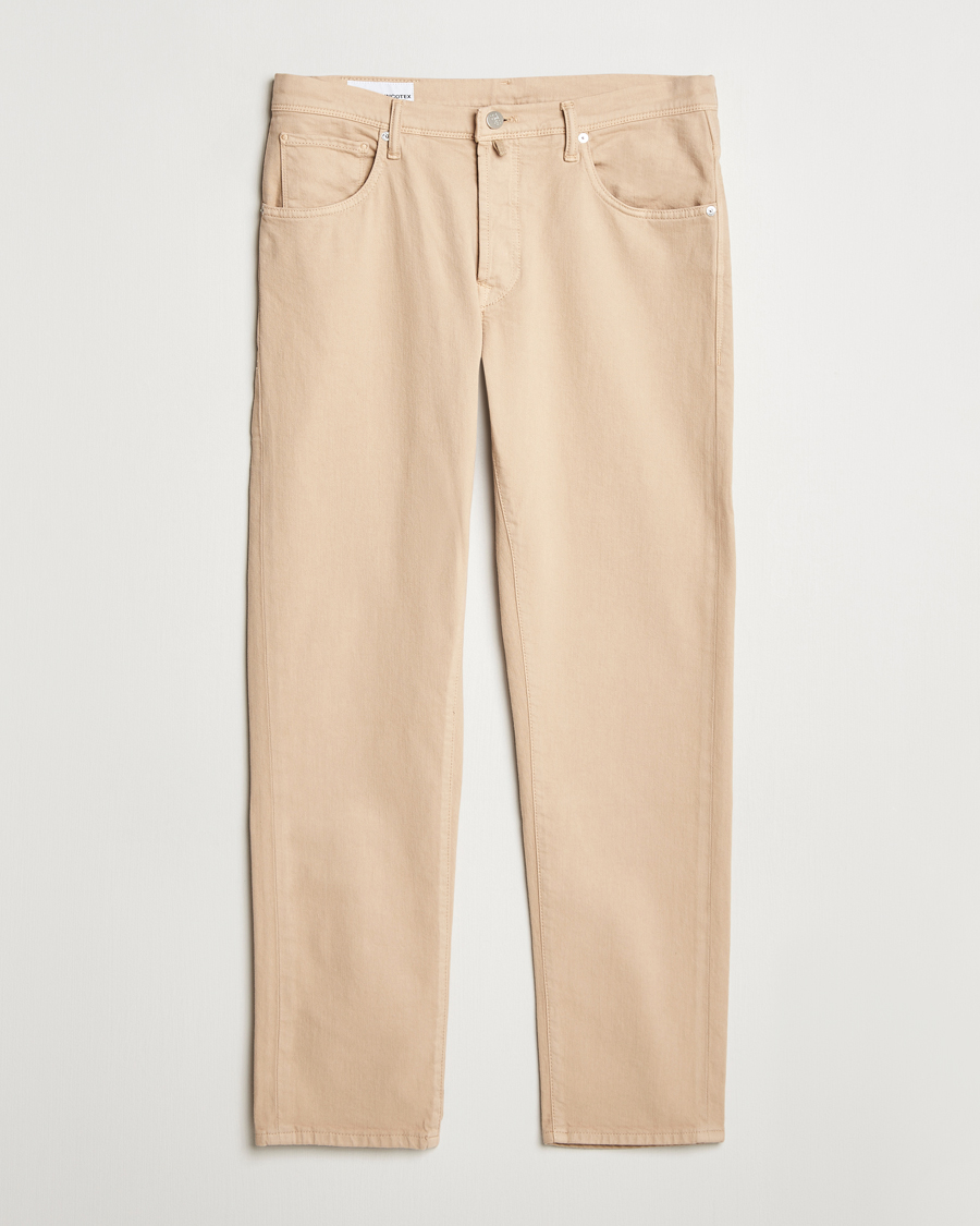 Incotex 5-Pocket Cotton Stretch Pants Beige