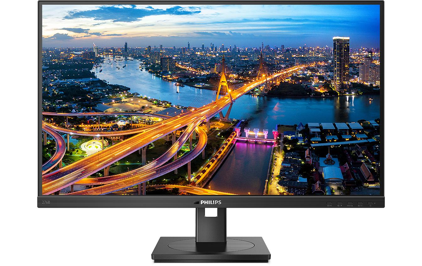 Monitor 276B1/00<br>27-Zoll-Monitor mit QHD-Auflösung und USB-C-Anschluss sowie vielen ergonomischen Einstellungen und energiesparenden Technologien