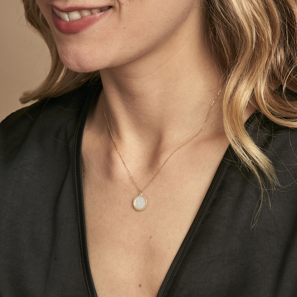 Collier Naïade Or Jaune Nacre