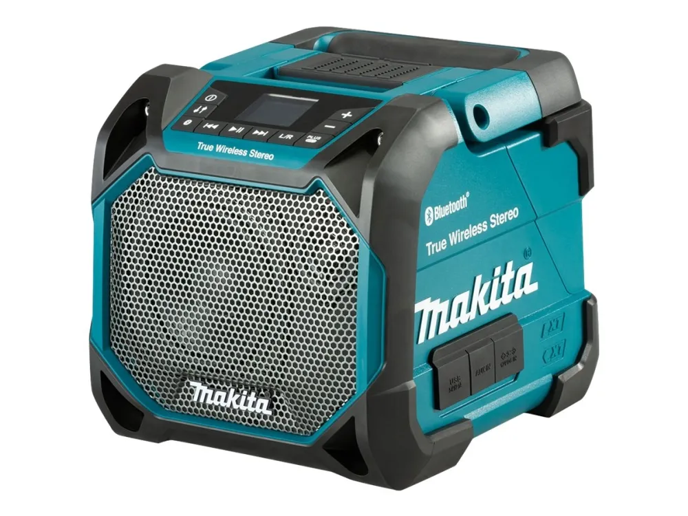 Makita DMR203 - Højttaler - til transportabel brug - trådløs - Bluetooth - 10 Watt - 2-vejs - Uden batteri og lader