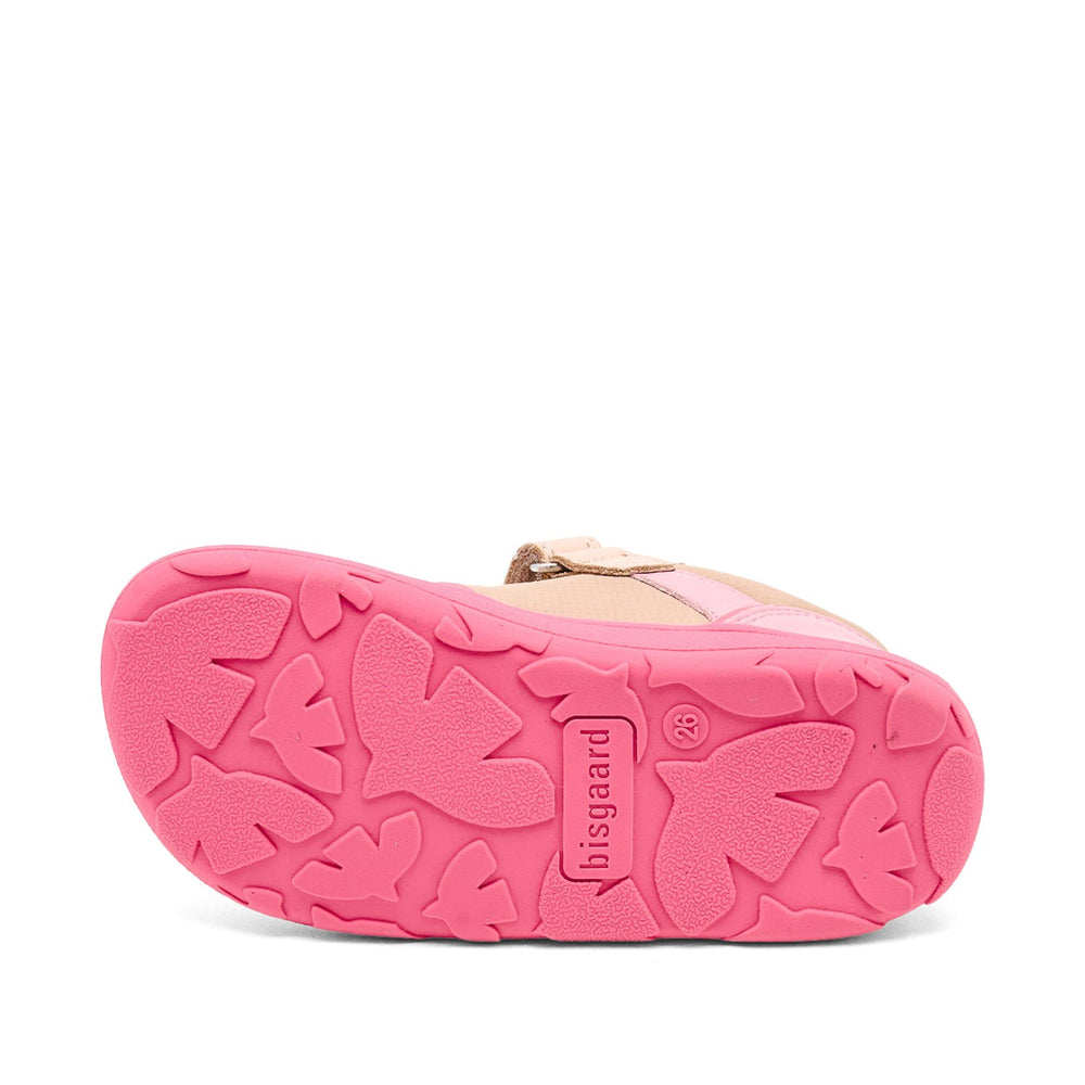 Køb Bisgaard Pink Barefoot Baloo Velcro Sko