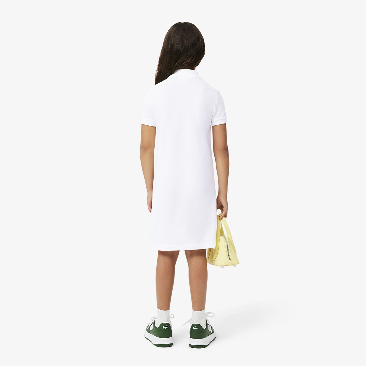LACOSTE<br>Vestido polo de manga curta