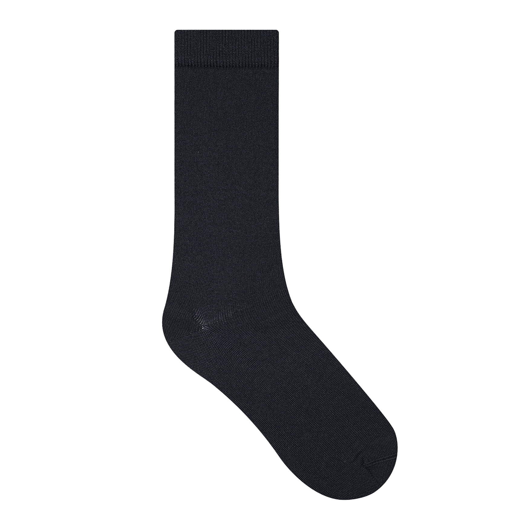 Chaussettes en laine et soie mélangé | Noir