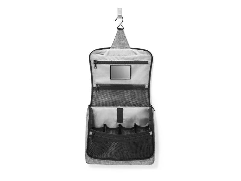 Reisenthel Necessaire Toiletbag XL Twist Silver Kulturbeutel für alle wichtigen Bad-Accessoires