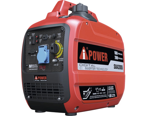 AiPower SUA2000i benzine-omvormergenerator, 2000 W, 1x230V
