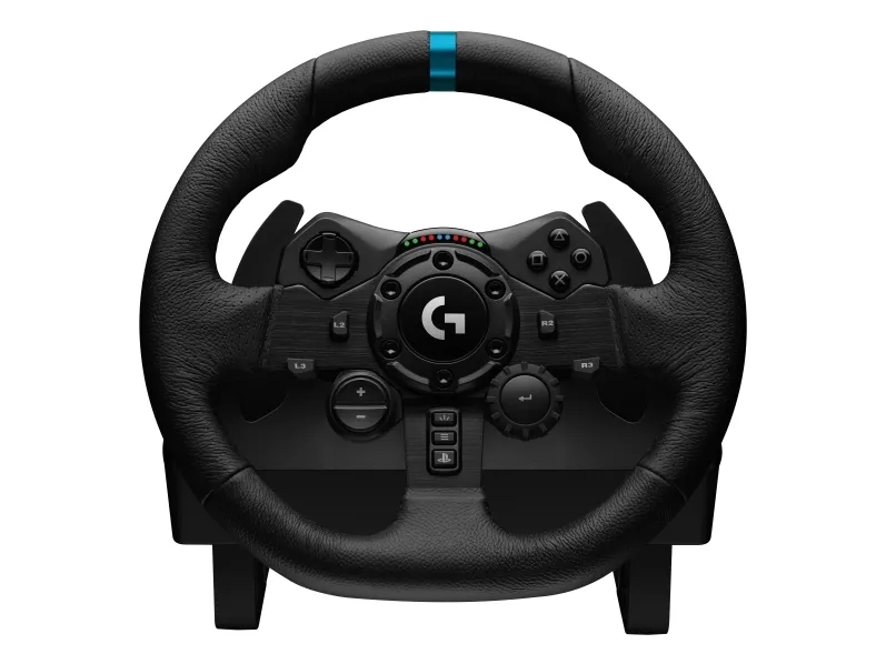 Logitech G G923 - Sæt med rat, pedaler og håndtag til gearskifte - kablet - for PC, Sony PlayStation 4, Sony PlayStation 5