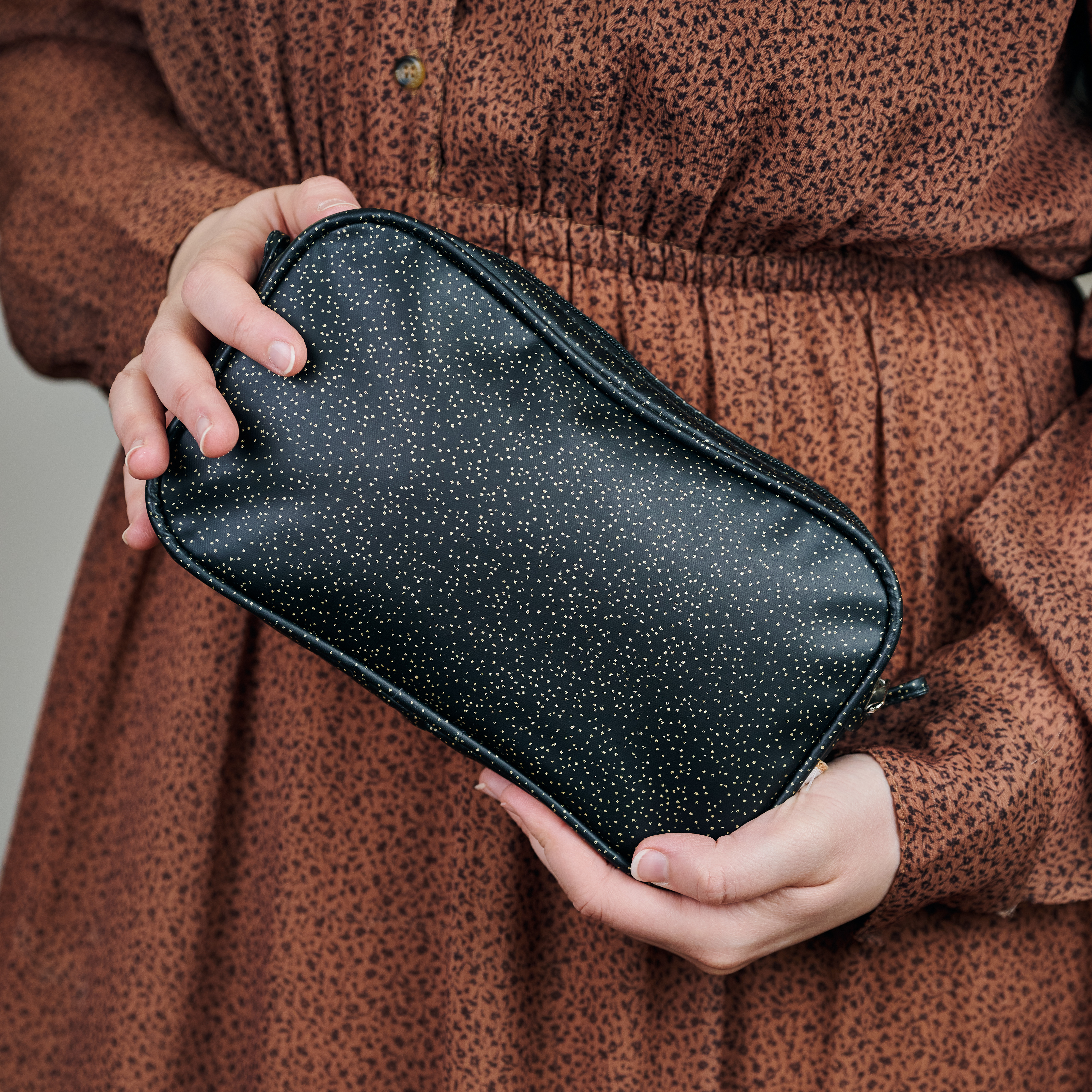 Pochette Banane Noir Pailleté