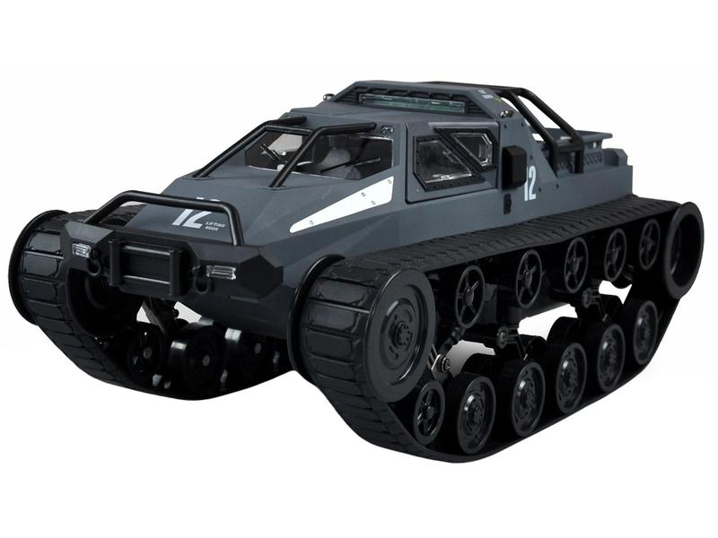 Amewi Kettenfahrzeug Military Police Grau, RTR, 1:12 Futuristisches Raupen-Fahrzeug