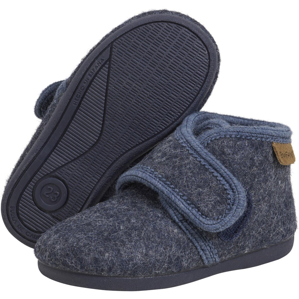 Køb En Fant Navy Melange Futter Uld Velcro