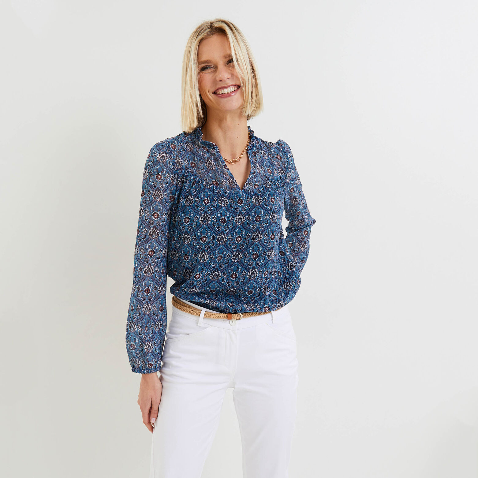 Blouse imprimée femme