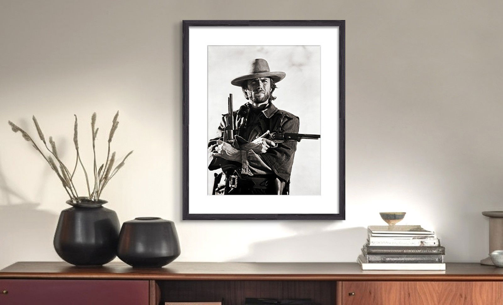 Clint Eastwood in The Outlaw Josey Wales by Classic Collection I - Darlings - Small Limited Edition. 30x40.