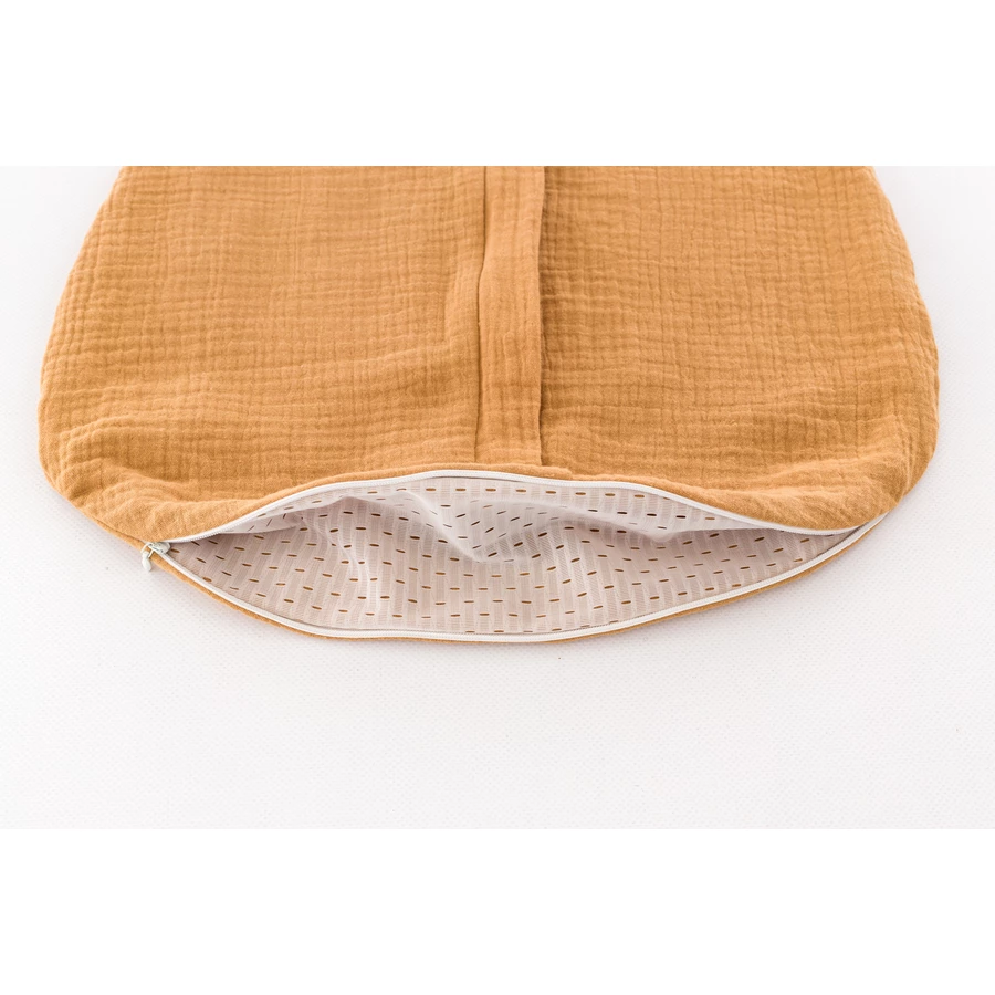 Träumeland Sommerschlafsack LIEBMICH Musselin braun