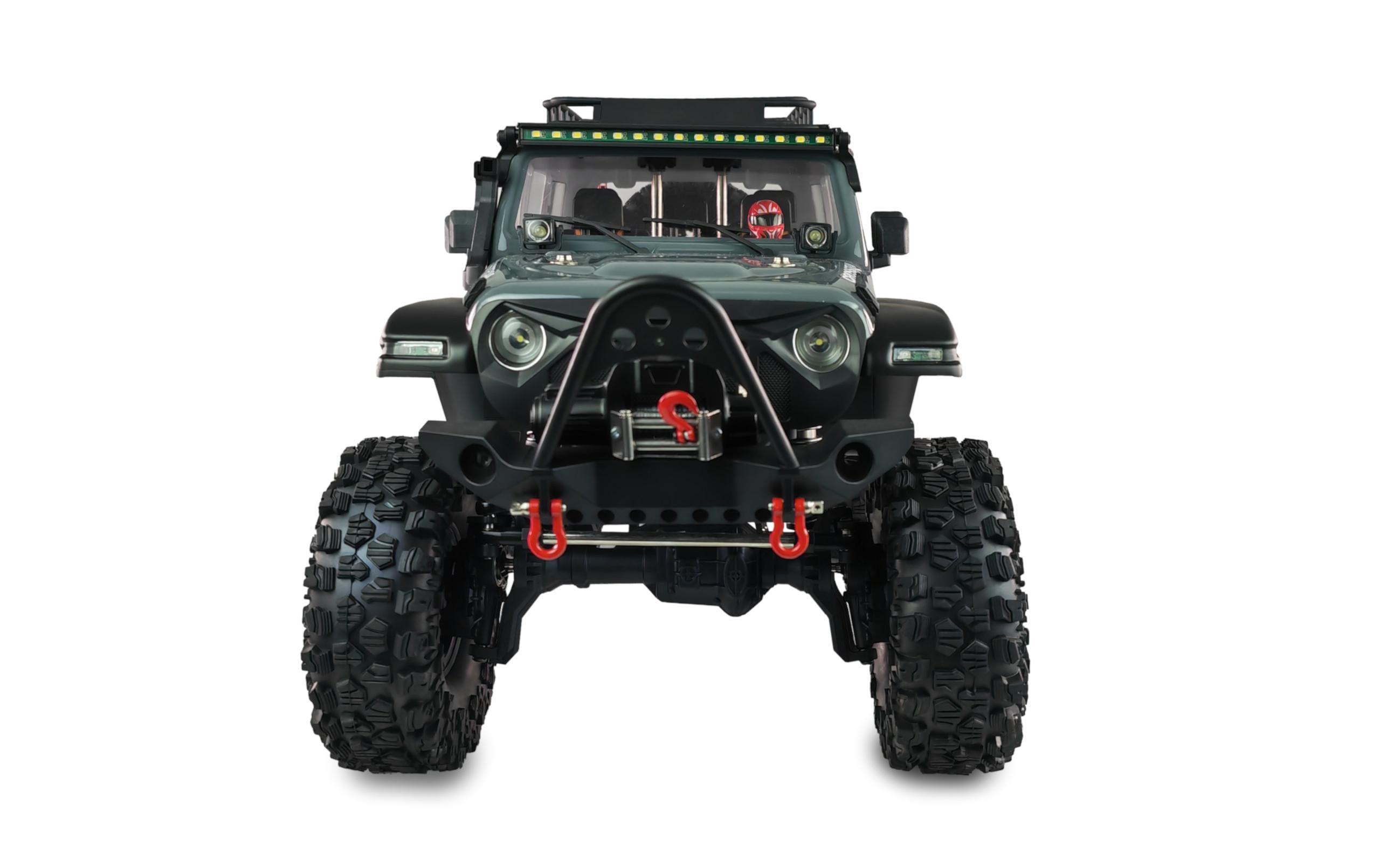 Scale Crawler AMXRock CT10 Crosstrail Hellgrau, ARTR, 1:10<br>Rock Crawler mit Portalachsen, 2-Gang Getriebe und Differentialsperren
