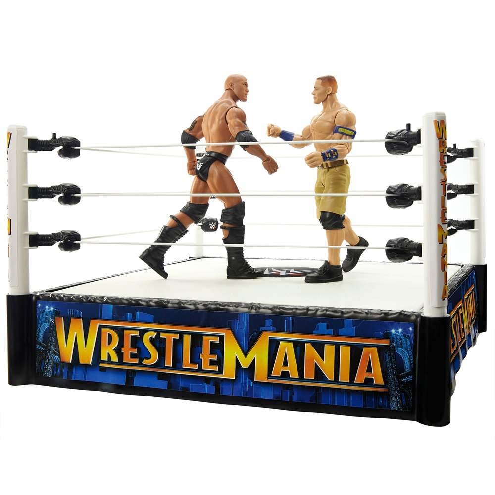 WWE WrestleMania The Rock vs. John Cena Superstar Ring Bundle