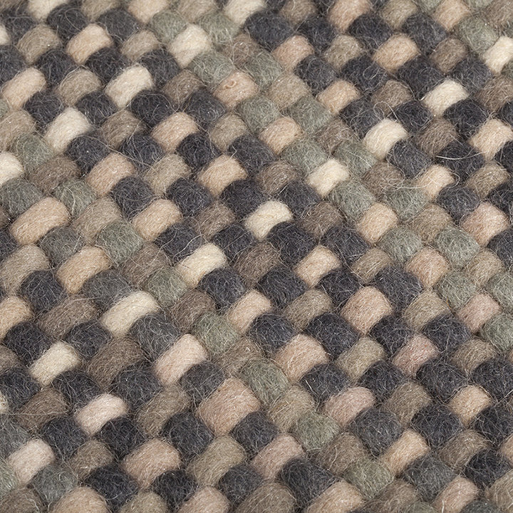 Wollen vloerkleed - Paigee Grijs/Beige | Speels