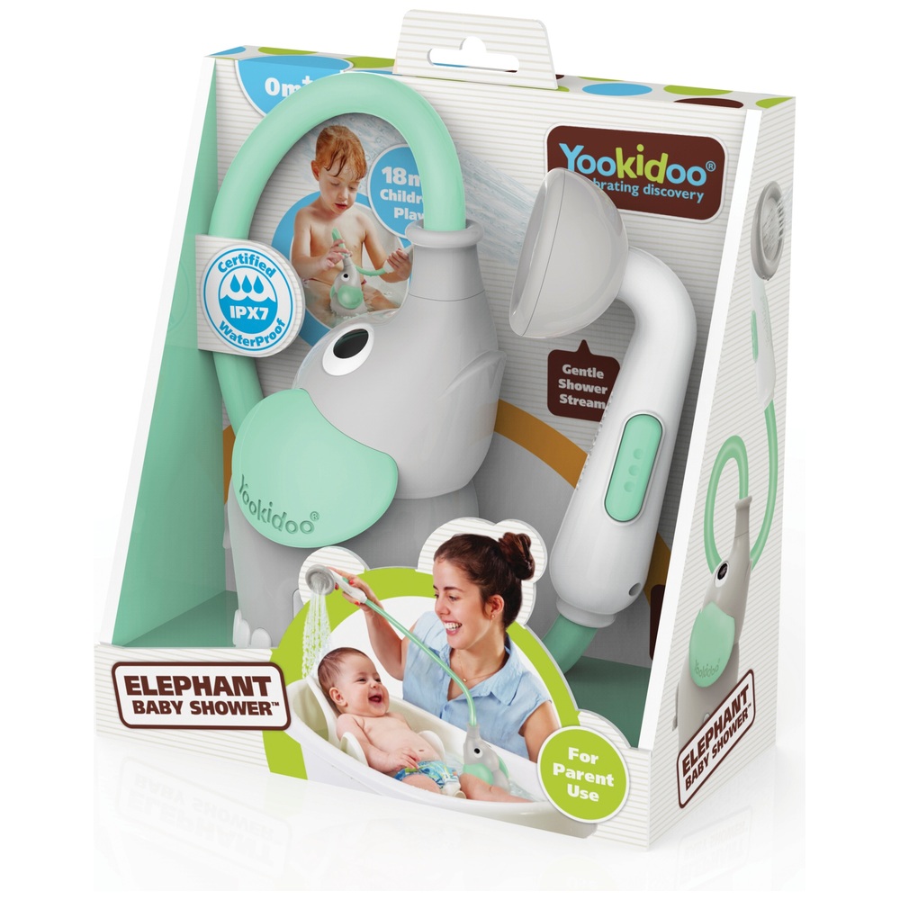 Yookidoo Elefanten-Babyspielzeug & Badespielzeug Türkis