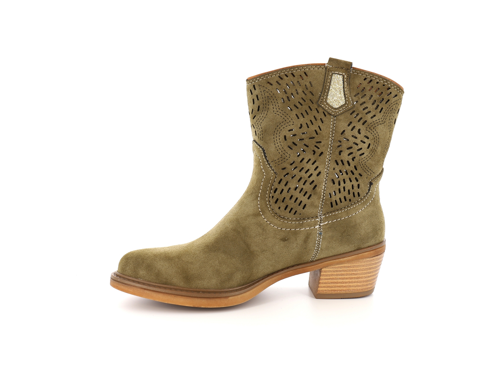 Mustang-1478 506 Cuir Kaki