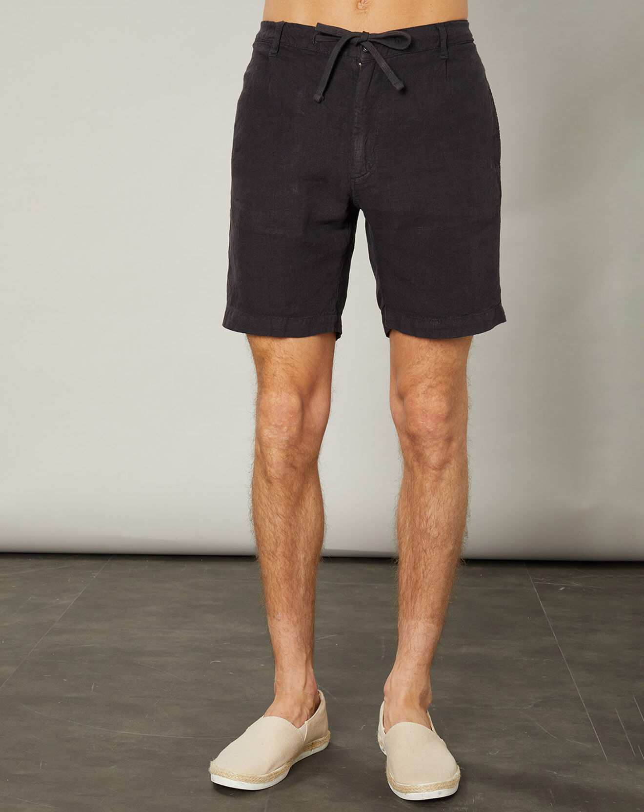 Hartford Short 100% Lin Tank carbone