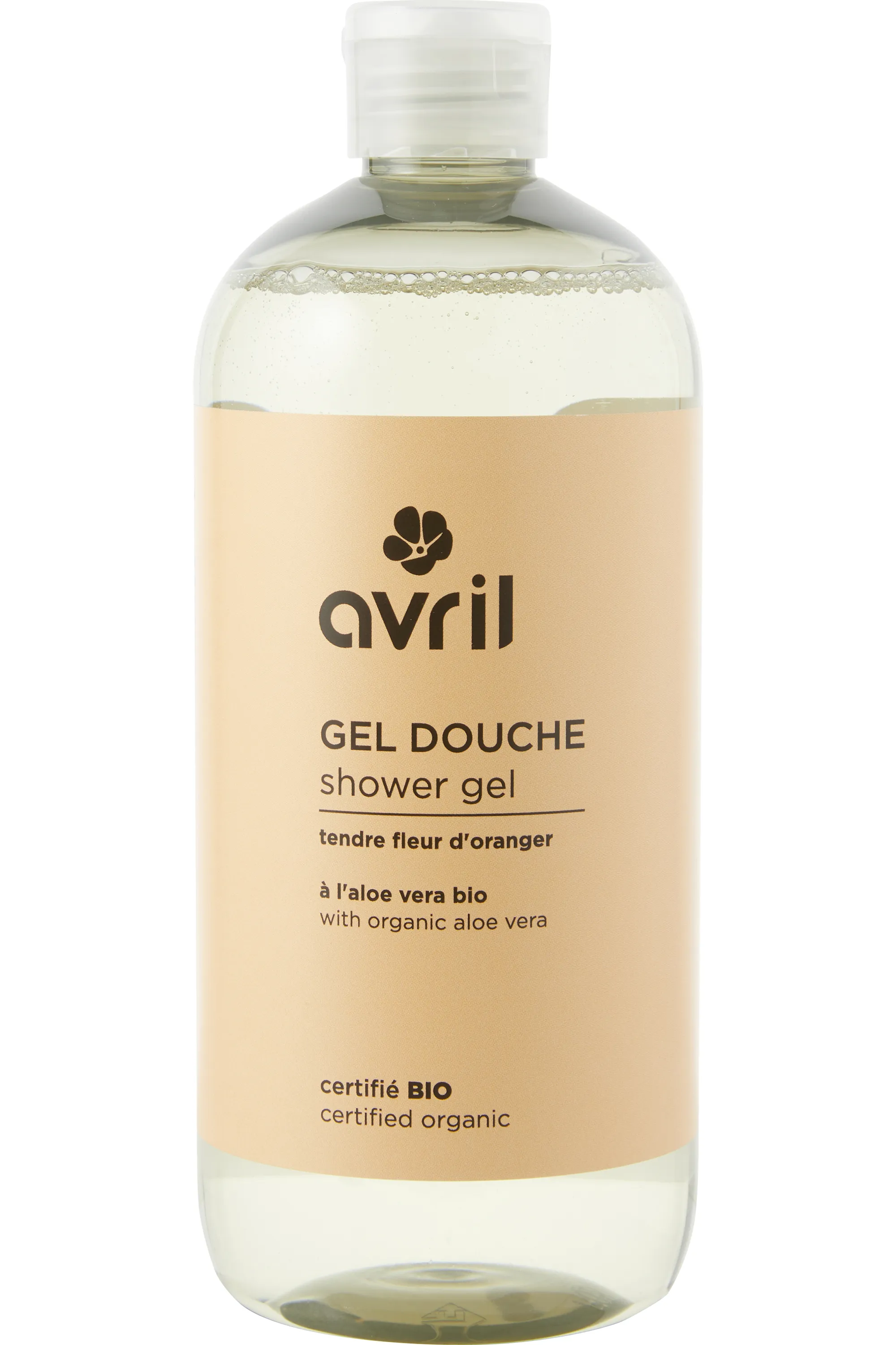 Avril Gel douche tendre Fleur d’Oranger bio-500 ml