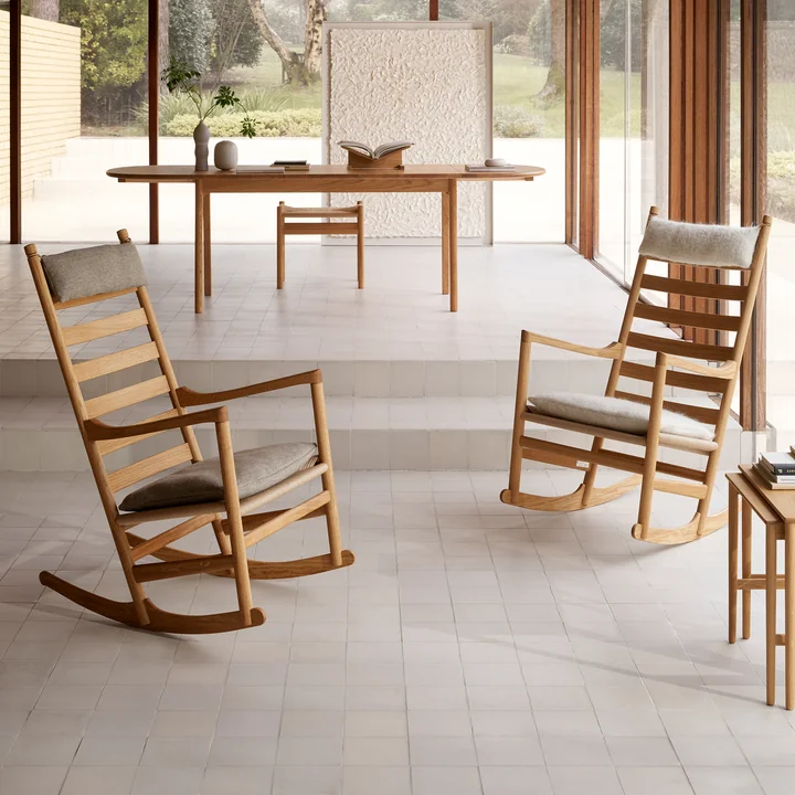 Carl Hansen - CH45 Sitz- und Nackenkissen, anthrazit (Hallingdal 180)