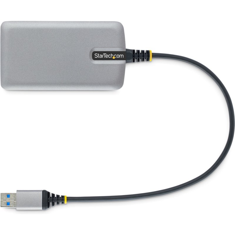 StarTech.com Hub USB 3 Ports - 3x Ports USB-A - Gigabit Ethernet (RJ45) - Mini Hub USB, USB 3.0 5Gbps - Alimentation par Bus - Hub USB pour PC Portable avec Câble de 30 cm - Adaptateur LAN USB - Répartiteur USB