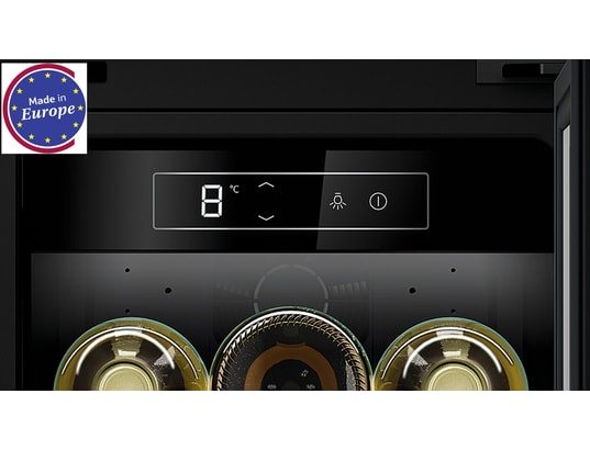 NEFF - Cave à vin encastrable de service KU9202HF0, N 70, Clayettes Bambou