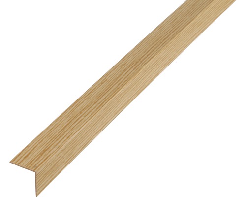 PVC hoekprofiel, eiken, 20x20x1,5 mm, 1 m