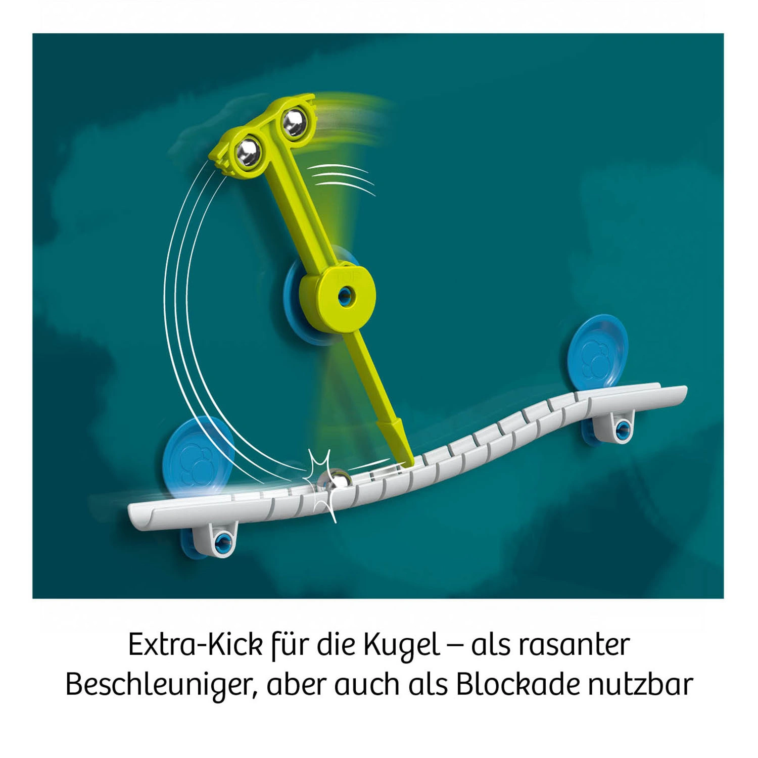 Kugelbahn-Erweiterung GECKO RUN - SPEED KICK