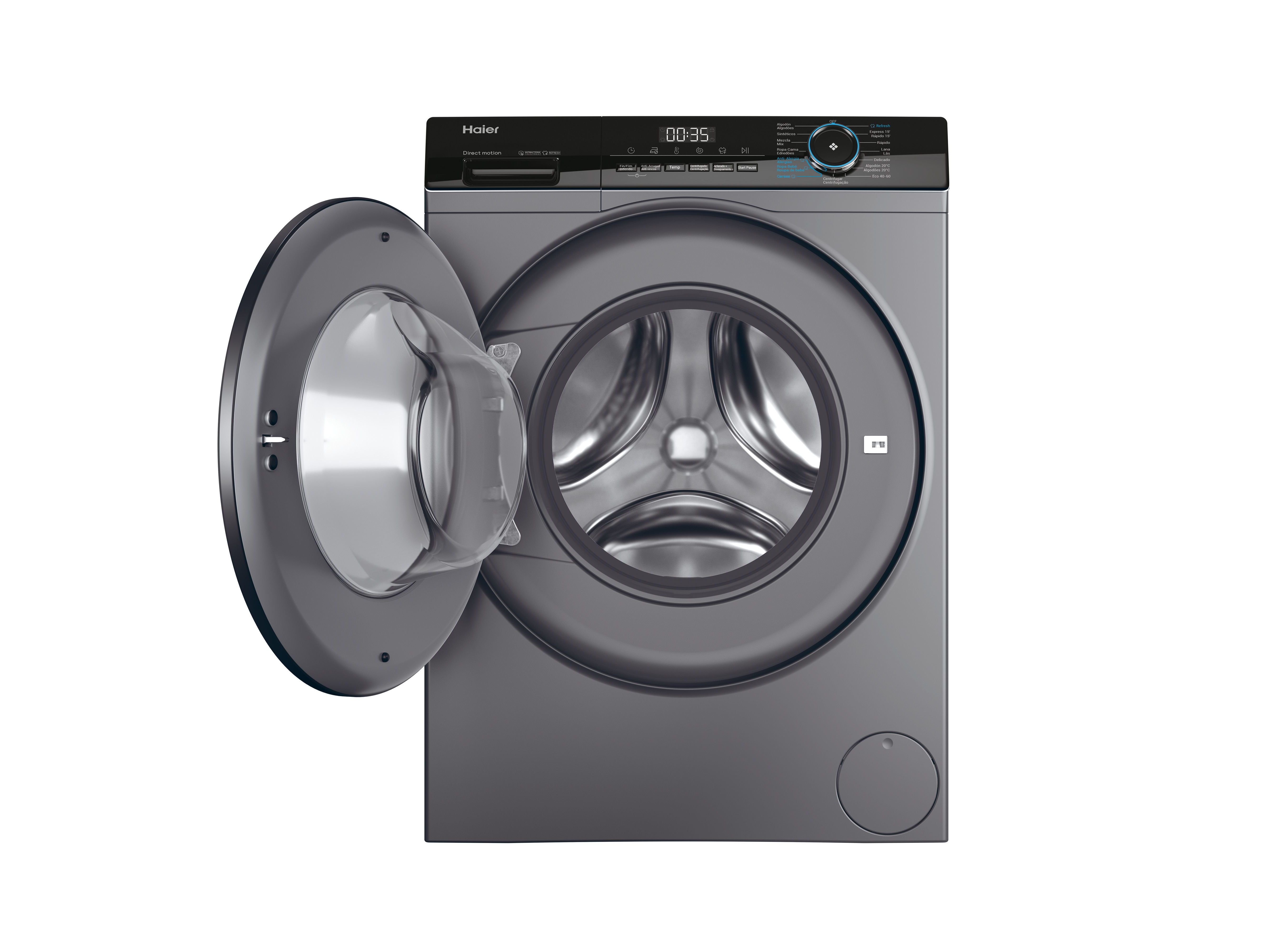 MÁQUINA DE LAVAR ROUPA HAIER HW90-B14939S8-IB - SILVER A 9KG