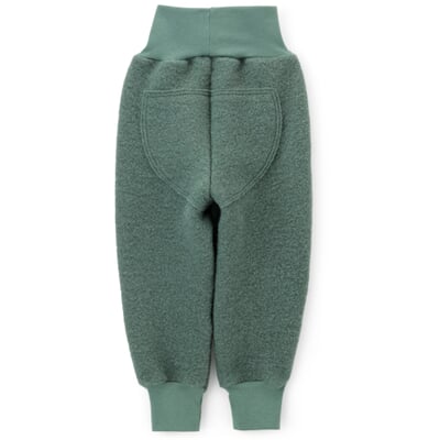 Kinder-Hose Wollwalk, Salbei