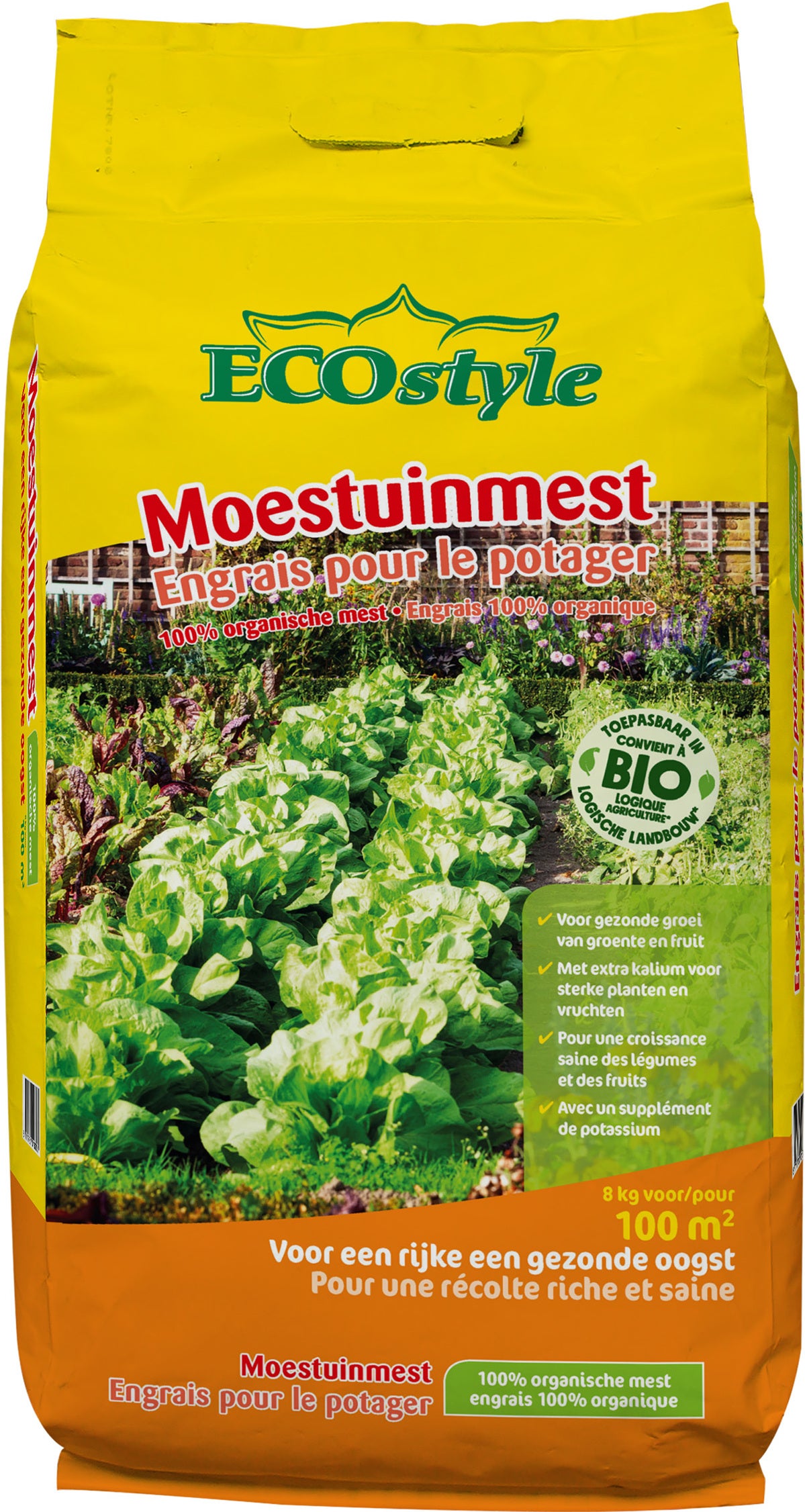 Ecostyle moestuinmest 8 kg