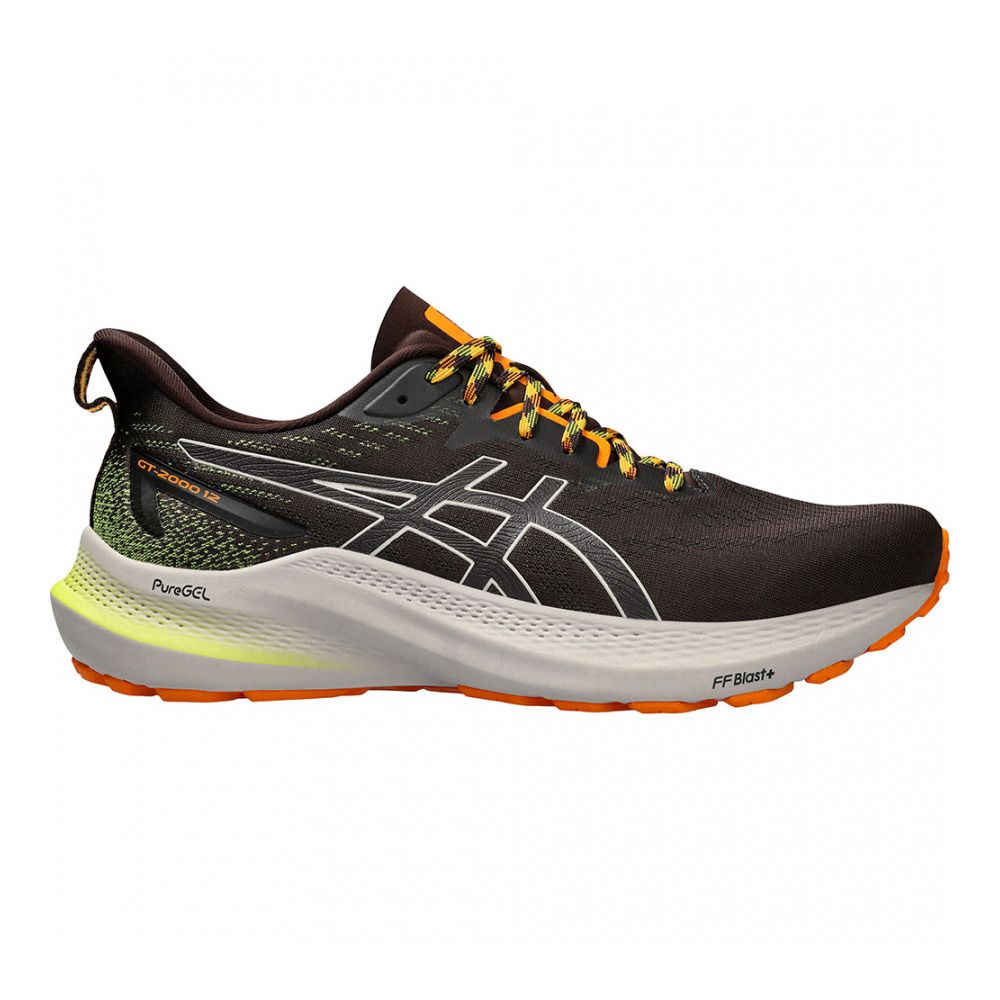 Asics GT-2000 12 TR - Chaussures running Homme nature bathing/neon lime