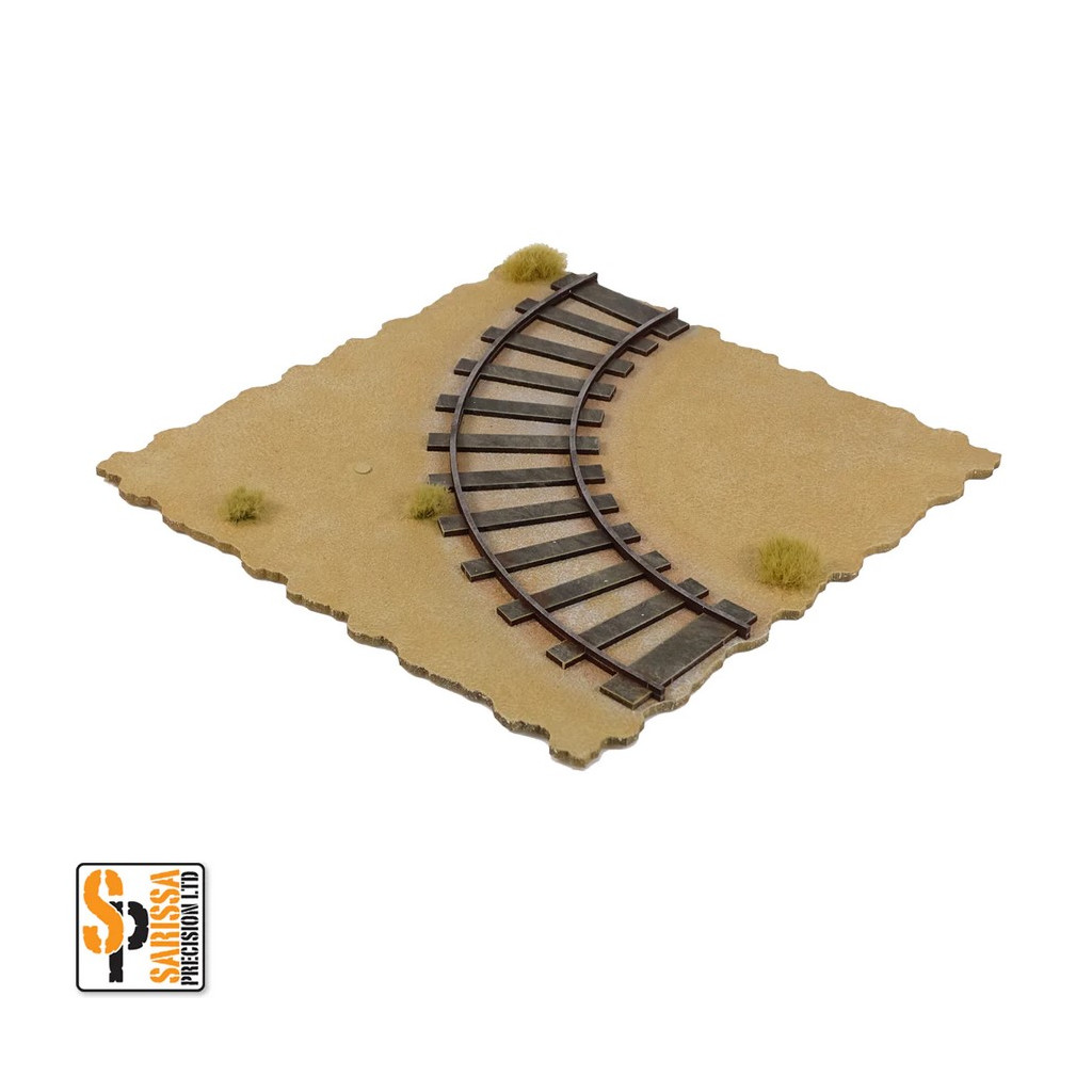 Old West 90 Degree Curve Railway