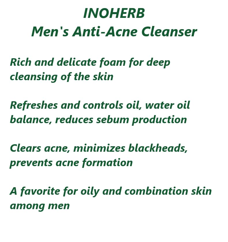 INOHERB - Anti-acne reiniger voor mannen