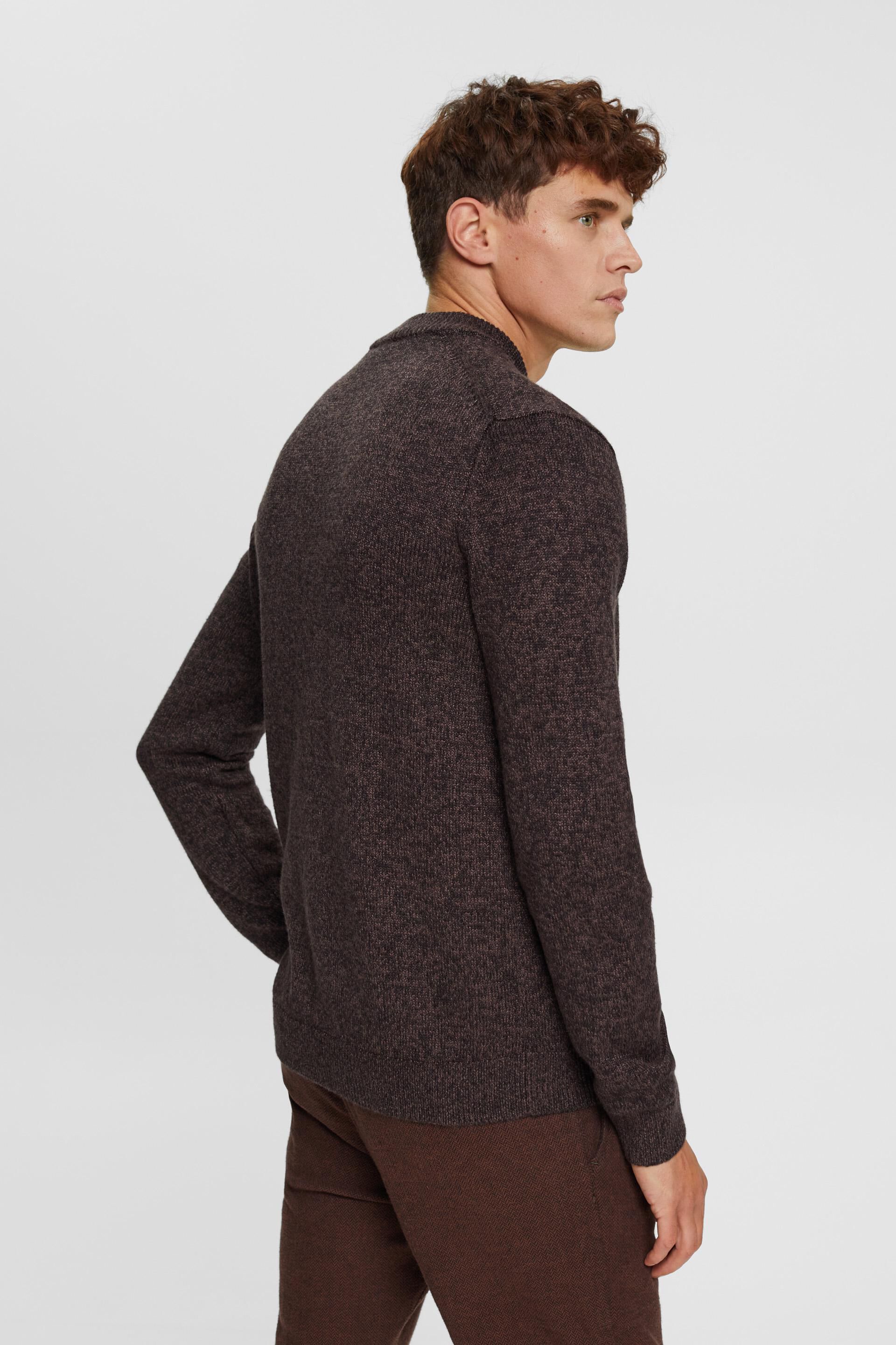 Cardigan zippé en maille