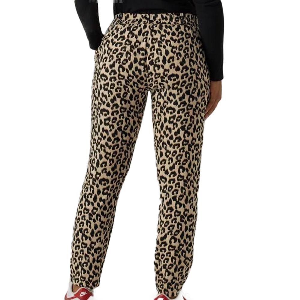 Vero Moda Pantalon Beige à Imprimés Femme Vero Moda Easy Nw Loose